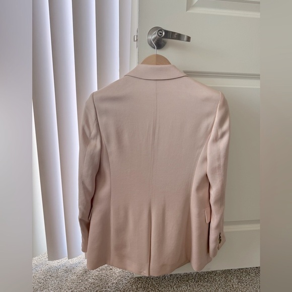 Reiss Elegant Pink Double-Breasted Women's Blazer - Picture 7 of 12